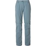 Pantalons de randonnée Vaude Farley turquoise en polyamide stretch Taille XL look fashion pour femme 