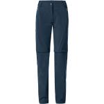 Pantalons de randonnée Vaude Farley bleus en polyamide stretch Taille XXS look fashion pour femme 