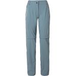 Pantalons de randonnée Vaude Farley turquoise en polyamide stretch Taille M look fashion pour femme 