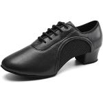 Chaussures de jazz noires en fil filet Pointure 36 look fashion pour femme 