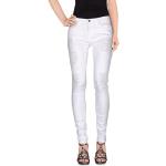Jeans slim VDP Collection blancs en lyocell à strass éco-responsable Taille XS pour femme 