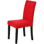 Housses de chaise rouges extensibles modernes 