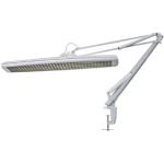 Velleman Lampe de bureau avec pince, bras articulé, interrupteur marche/arrêt, largeur de 60 cm, 3 x 14 W, 6500 K, blanc