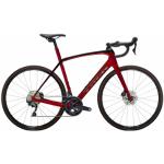 Vélos de route Trek Bikes rouges en carbone à frein à disque 