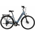 Vélos électriques bleus en aluminium 500 Wh moteur moyeu arrière en promo 