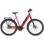 Vélos électriques rouges en aluminium 500 Wh moteur moyeu avant en promo 