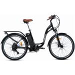 Vélos électriques noirs en aluminium 28 pouces en promo 
