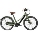 Vélos électriques verts en aluminium moteur central en promo 