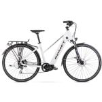 Vélos électriques blancs en aluminium 8 vitesses en promo 
