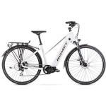 Vélos électriques blancs en aluminium 8 vitesses en promo 