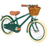 Vélos vert foncé en cuir synthétique à frein à rétropédalage enfant 16 pouces 