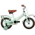 Vélos vert pistache en bambou à frein à rétropédalage enfant 12 pouces en promo 