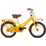 Vélos jaunes en bambou à frein à rétropédalage enfant 16 pouces 