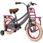 Vélos roses à frein à rétropédalage enfant 14 pouces 