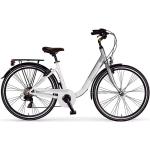 Vélos Cicli MBM blancs en aluminium 7 vitesses pour femme 28 pouces 