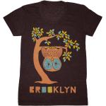 T-shirts à imprimés gris à motif New York pour femme 