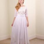 Robes d'été blanc crème en coton bio éco-responsable Taille 10 ans look casual pour fille de la boutique en ligne Etsy.com 