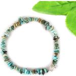 Bracelets de perles turquoise en métal personnalisés pour femme 