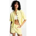 Chemises Vero Moda jaunes imprimées Taille XXL pour femme en promo 