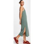 Robes d'été Vero Moda vertes en modal mi-longues Taille XXL classiques pour femme en promo 