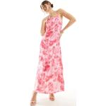 Robes fleuries Vero Moda roses à fleurs en satin à motif marguerites Taille S classiques pour femme 