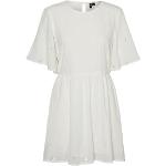 Robes Vero Moda blanches smockées minis Taille XL look casual pour femme 