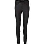 VERO MODA Vmseven Nw SS Smooth Coated Pants Noos Pantalon, Noir (Black Detail:Coated), XS/30L Femme
