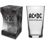 Verres à bière noirs AC/DC 