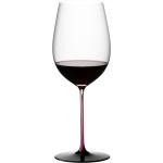 Verres à vin Riedel noirs en verre à motif Autriche 