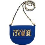 Sacs à main de créateur Versace bleus look fashion pour femme 