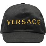 Chapeaux de créateur Versace noirs Taille L look fashion pour homme 