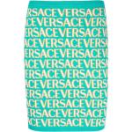 Jupes imprimées de créateur Versace bleu canard Taille XL pour femme en promo 