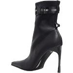 Bottes à talon haut de créateur Versace noires Pointure 39 look fashion pour femme 
