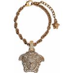 Bracelets en or de créateur Versace en cristal pour femme 