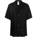 Chemises de créateur Versace noires en viscose à manches courtes à manches courtes Taille 3 XL pour homme 