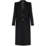 Manteaux en laine de créateur Versace noirs à manches longues 
