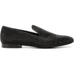 Chaussures casual de créateur Versace noires à effet crocodile à bouts en amande Pointure 40 look casual pour homme 