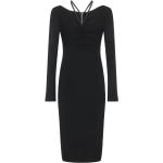 Robes de créateur Versace noires en viscose midi Taille XS pour femme 