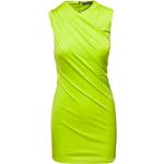 Mini robes de créateur Versace vertes en viscose minis sans manches à col rond Taille XS look fashion pour femme 