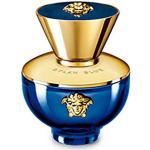 Eaux de parfum Versace Dylan Blue aquatiques texture liquide pour femme en promo 