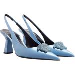 Escarpins de créateur Versace bleus pour femme en promo 