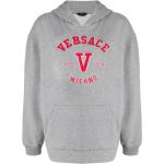 Sweats de créateur Versace gris à manches longues classiques pour homme en promo 