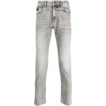 Jeans droits Versace Jeans gris en coton mélangé délavés W32 L35 classiques pour homme 