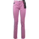 Jeans slim Versace Jeans roses en denim Taille 3 XL pour femme 