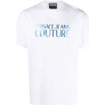 T-shirts à imprimés Versace Jeans blancs pour homme en promo 