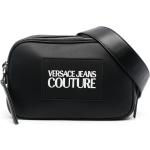 Versace Jeans Couture sac à bandoulière à logo imprimé - Noir