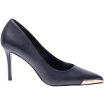 Escarpins talon aiguille Versace Jeans noirs à logo en cuir Nappa à talons aiguilles Pointure 41 look fashion pour femme 