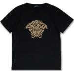 T-shirts à col rond Versace noirs à paillettes de créateur Taille 8 ans pour fille de la boutique en ligne Miinto.fr avec livraison gratuite 