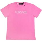 T-shirts à col rond Versace roses à strass de créateur Taille 10 ans pour fille de la boutique en ligne Miinto.fr avec livraison gratuite 