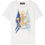 T-shirts à col rond Versace blancs en jersey de créateur Taille 10 ans pour fille de la boutique en ligne Miinto.fr avec livraison gratuite 